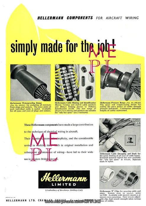  : Hellermann Components For Aircraft Wiring