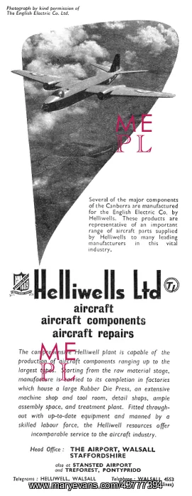 : Helliwells Aircraft Components & Repairs : Helliwells Aircraft Components & Repairs