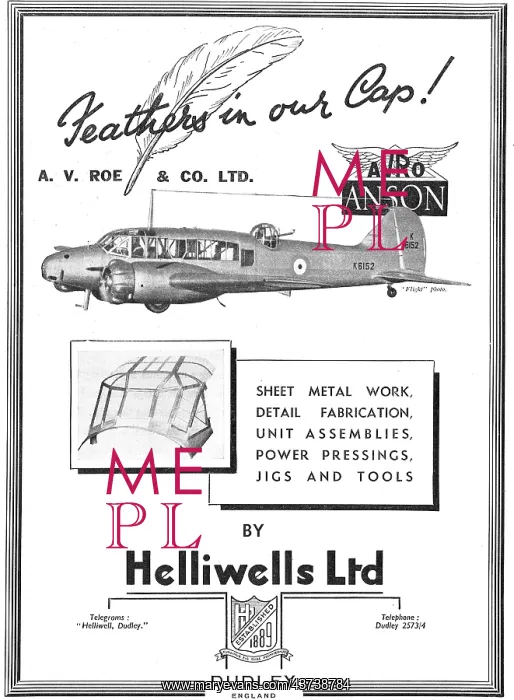 : Helliwells Aviation Component Manufacturers & Contractors : Helliwells Aviation Component Manufacturers & Contractors