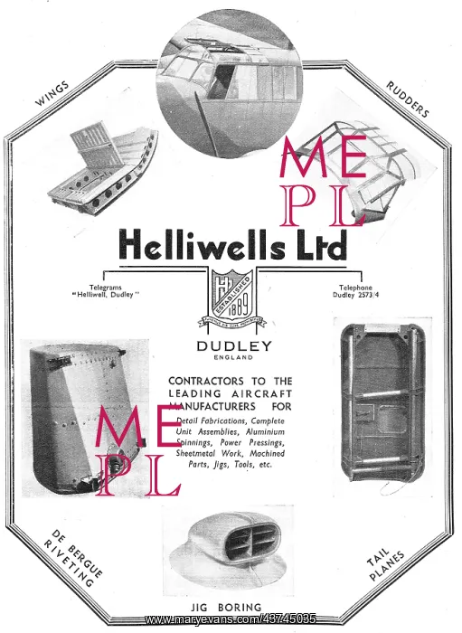 : Helliwells Aviation Component Manufacturers & Contractors : Helliwells Aviation Component Manufacturers & Contractors