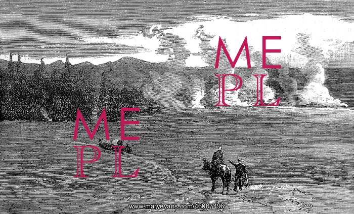 : Hell's Half Acre, Yellowstone Park 1888 : Hell's Half Acre, Yellowstone Park 1888