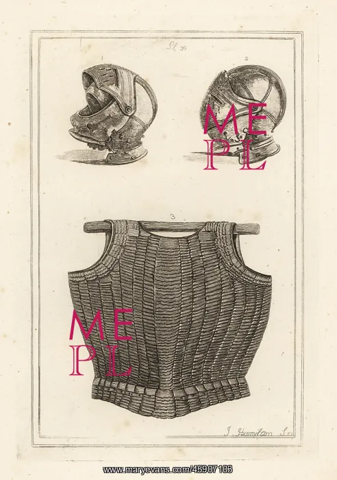 : Helmet and cuirass : Helmet and cuirass