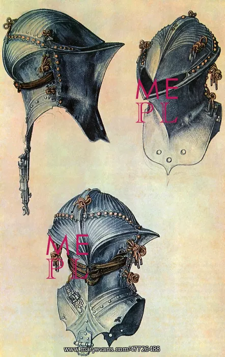  : Helmet Studies, by Durer