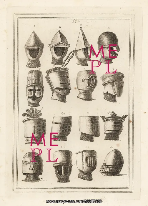 : Helmets from the great seals of kings and barons : Helmets from the great seals of kings and barons