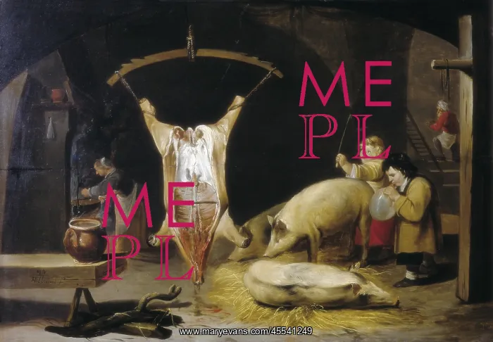 : HELMONT, Matheus van (1623-1679). The Killing of : HELMONT, Matheus van (1623-1679). The Killing of