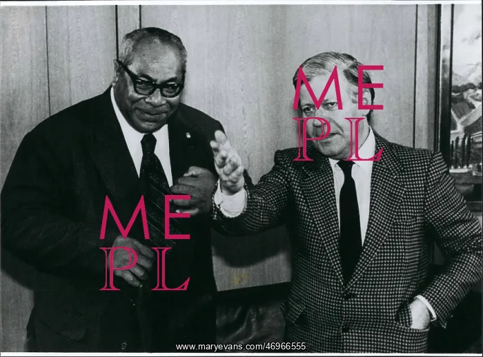 : Helmut Schmidt and King of Tonga : Helmut Schmidt and King of Tonga