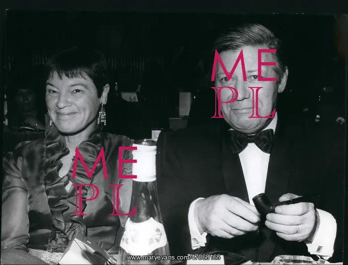 : Helmut Schmidt and wife Hannelore, Germany : Helmut Schmidt and wife Hannelore, Germany