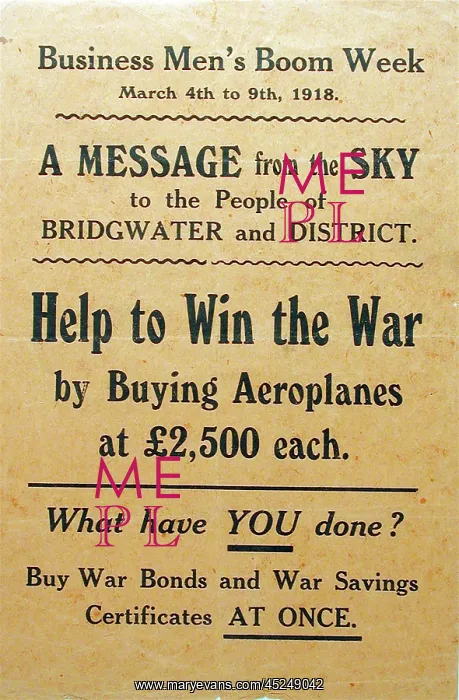 : Help to Win the War by Buying Aeroplanes at 2, 500 each : Help to Win the War by Buying Aeroplanes at 2, 500 each