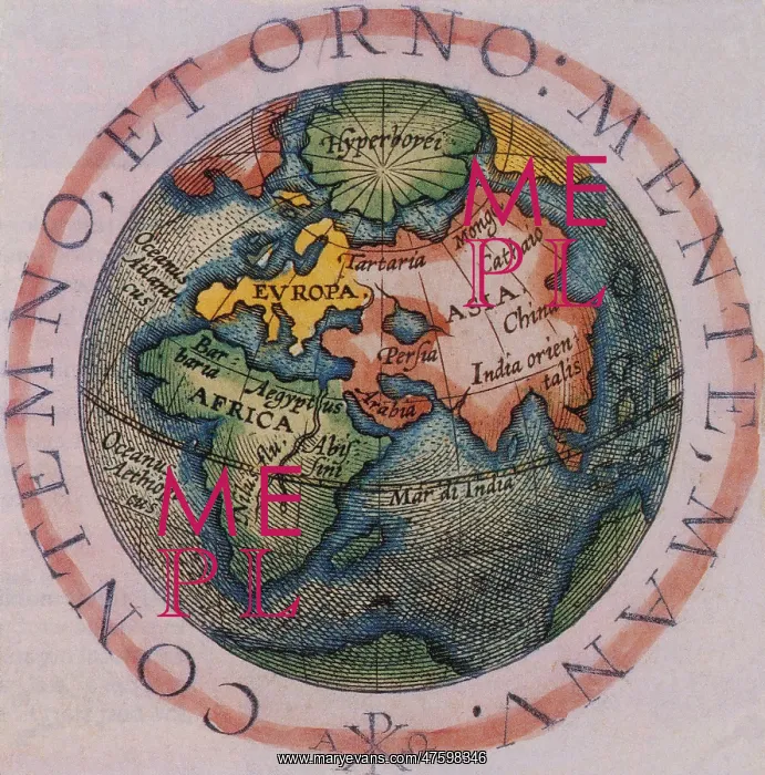  : Hemispherical World Map, 1601
