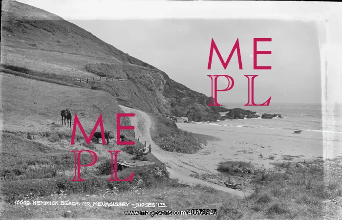 : Hemmick Beach, Mevagissey : Hemmick Beach, Mevagissey
