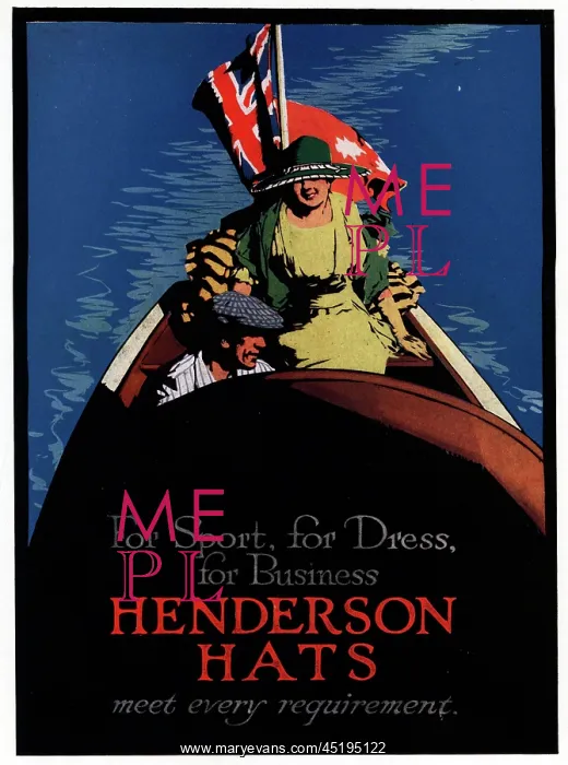 : Henderson Hats Advertisement : Henderson Hats Advertisement