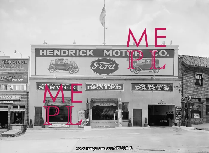 : Hendrick Motor Co. in Washington, D.C. in the 1920s : Hendrick Motor Co. in Washington, D.C. in the 1920s