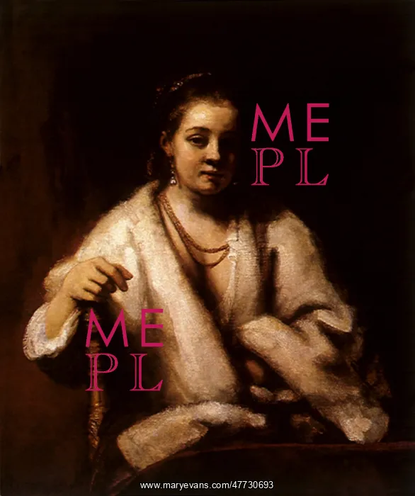  : Hendrickje in a White Gown