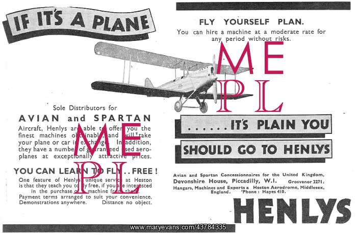 : Henlys Are Sole Distributors For Spartan Aircraft : Henlys Are Sole Distributors For Spartan Aircraft