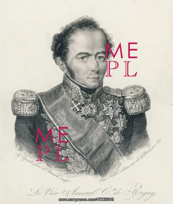 : RIGNY. HENRI COMTE DE RIGNY (1782 - 1835), French Admiral and diplomat in Greece : RIGNY. HENRI COMTE DE RIGNY (1782 - 1835), French Admiral and diplomat in Greece