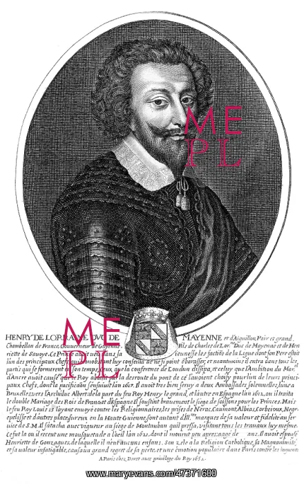  : HENRI DUC DE MAINE