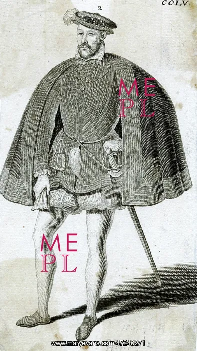  : HENRI II Wearing a rather frightening cod piece