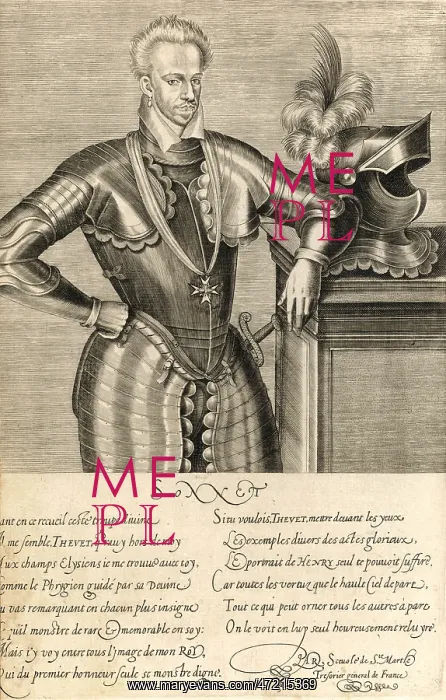 : HENRI III King of France (1574-89) Duke of Anjou : HENRI III King of France (1574-89) Duke of Anjou