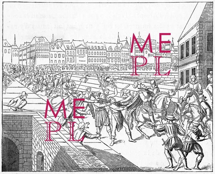 : HENRI IV ATTACKED : HENRI IV ATTACKED