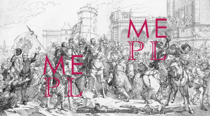 : HENRI IV ENTERS PARIS : HENRI IV ENTERS PARIS