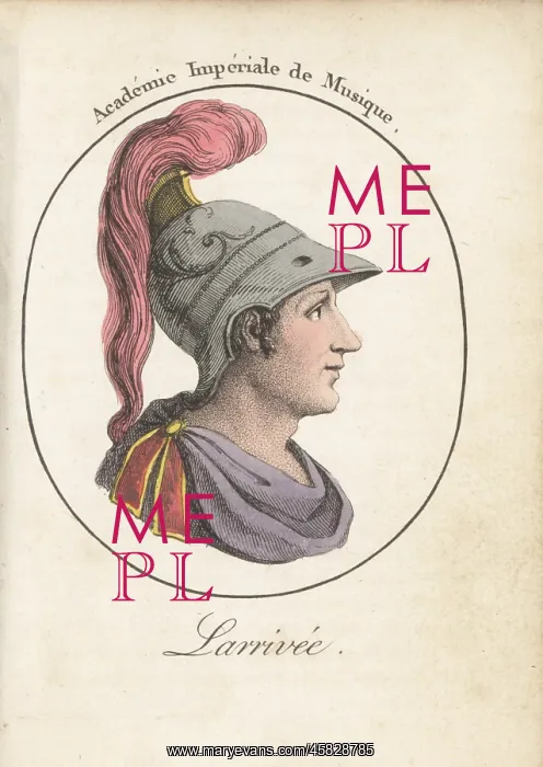 : Henri Larrivee, French baritone opera singer, 1737-1802 : Henri Larrivee, French baritone opera singer, 1737-1802