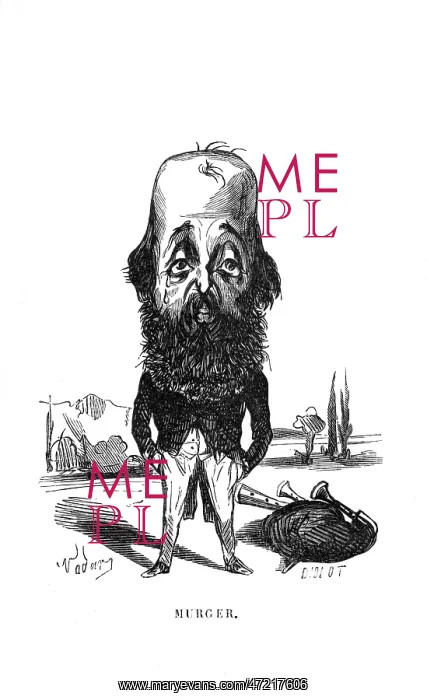 : HENRI MURGER (NADAR) : HENRI MURGER (NADAR)