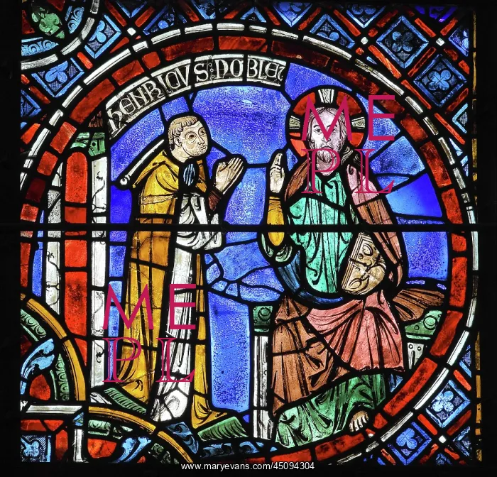 : Henri Noblet stained glass window, Chartres cathedral : Henri Noblet stained glass window, Chartres cathedral