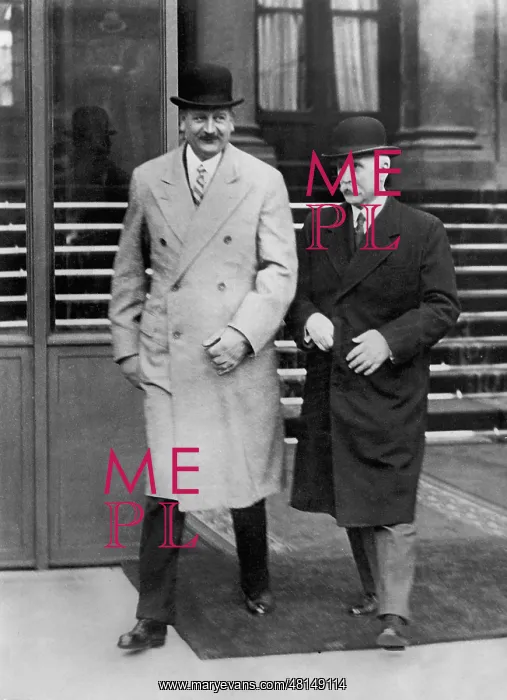 : Henri Philippe Petain and Pierre Laval, 1934 : Henri Philippe Petain and Pierre Laval, 1934