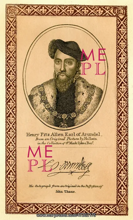 : HENRY 12TH EARL ARUNDEL : HENRY 12TH EARL ARUNDEL