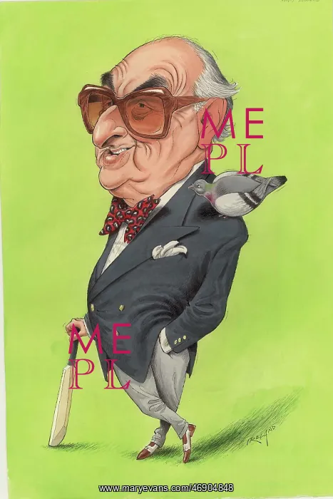 : Henry Blofeld - Cricket commentator : Henry Blofeld - Cricket commentator