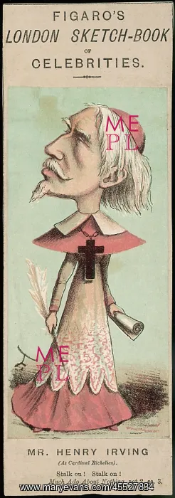 : Henry Irving as Cardinal Richelieu : Henry Irving as Cardinal Richelieu