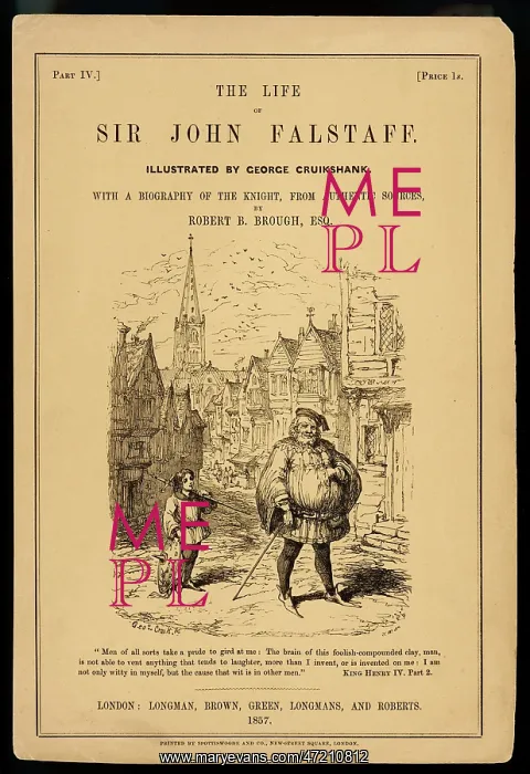  : HENRY IV / FALSTAFF / COVER