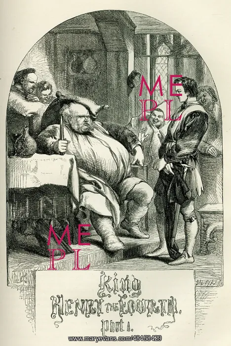 : Henry IV Part I - title page : Henry IV Part I - title page
