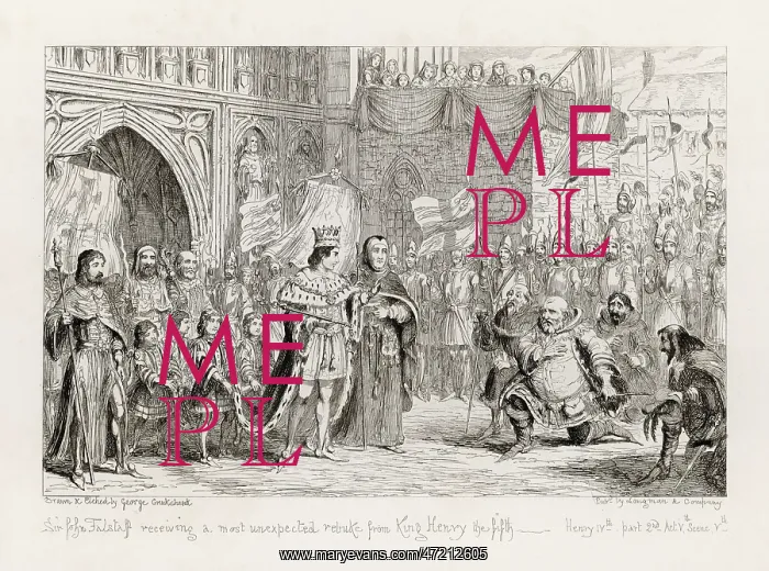 : Henry IV Part II / Falstaff rebuked : Henry IV Part II / Falstaff rebuked