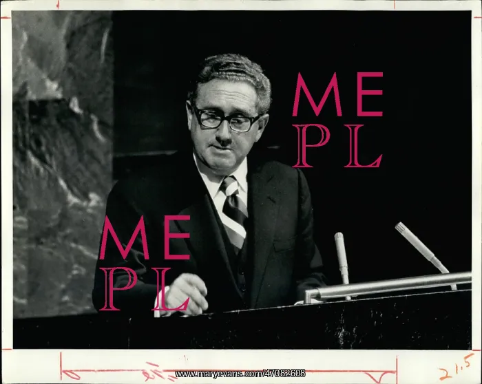 : Henry Kissinger at UN General Assembly : Henry Kissinger at UN General Assembly