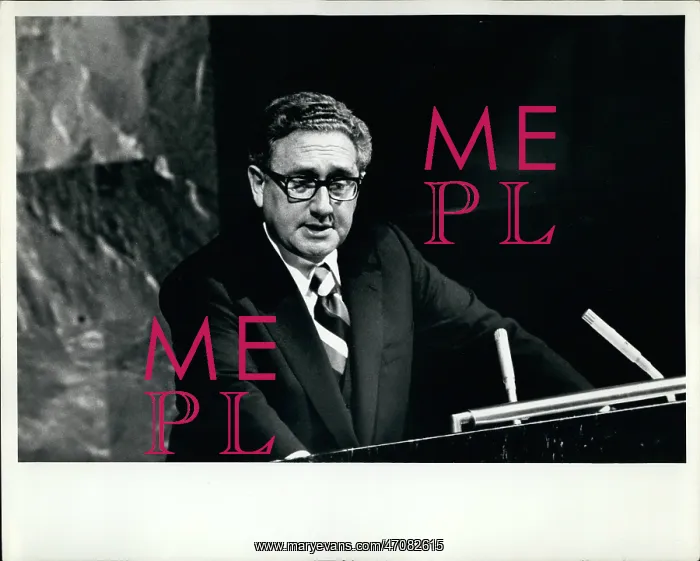 : Henry Kissinger at UN General Assembly : Henry Kissinger at UN General Assembly