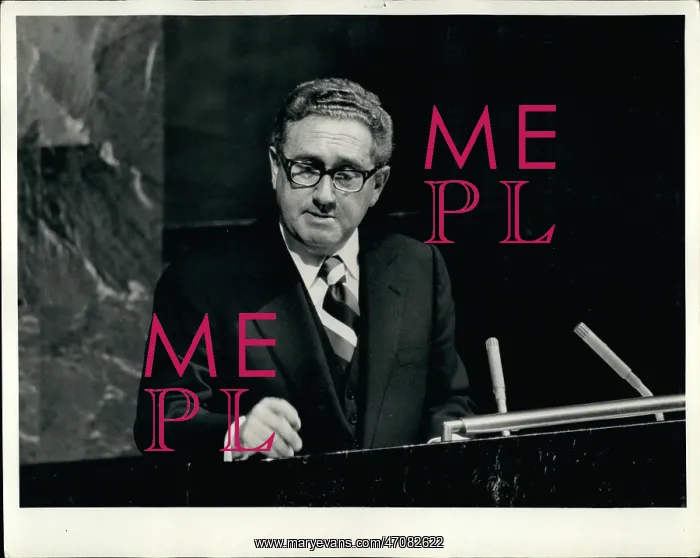 : Henry Kissinger at UN General Assembly : Henry Kissinger at UN General Assembly