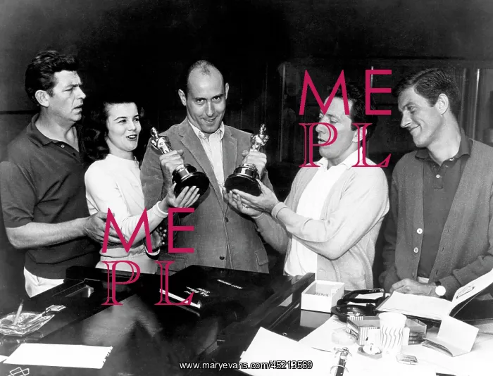 : Henry Mancini with his Oscars : Henry Mancini with his Oscars