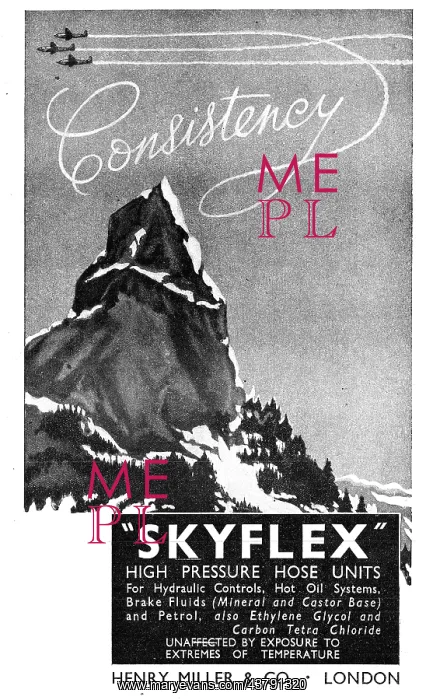 : Henry Miller And Co : Skyflex High Pressure Hose Units. 1942 : Henry Miller And Co : Skyflex High Pressure Hose Units. 1942