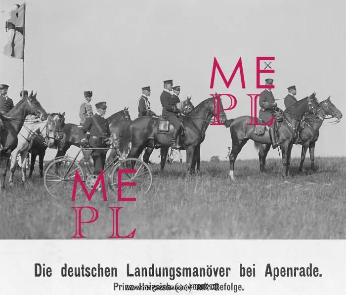 : Henry of Prussia during the landing manoeuvre : Henry of Prussia during the landing manoeuvre