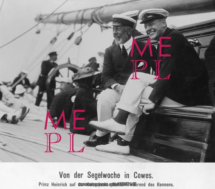 : Henry of Prussia on the Meteor IV, 1913 : Henry of Prussia on the Meteor IV, 1913