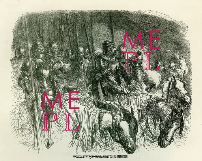  : Henry V - soldiers on horseback