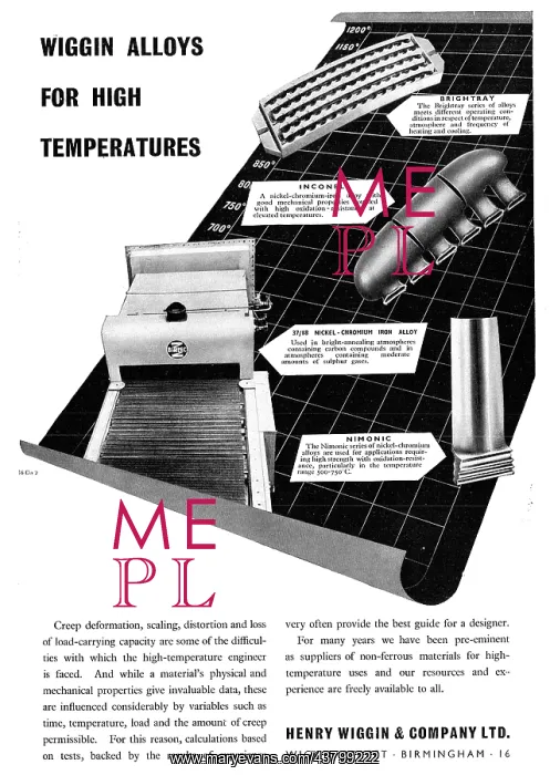 : Henry Wiggin High Temperature Alloys : Henry Wiggin High Temperature Alloys