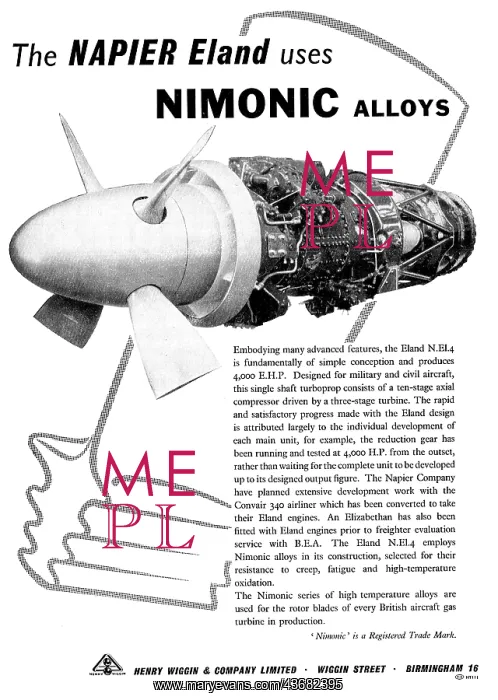 : Henry Wiggin Nimonic Alloys : Henry Wiggin Nimonic Alloys