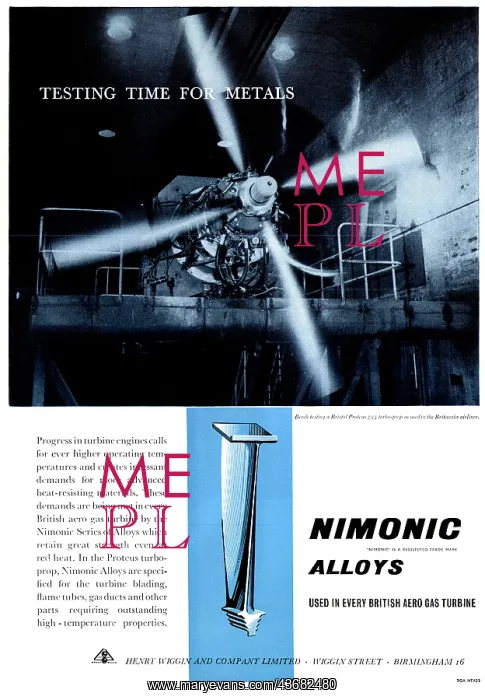 : Henry Wiggin Nimonic Alloys : Henry Wiggin Nimonic Alloys