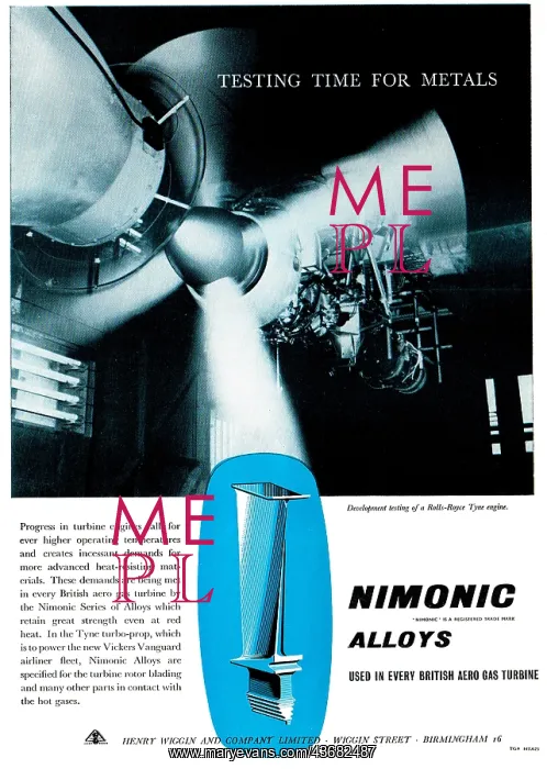 : Henry Wiggin Nimonic Alloys : Henry Wiggin Nimonic Alloys