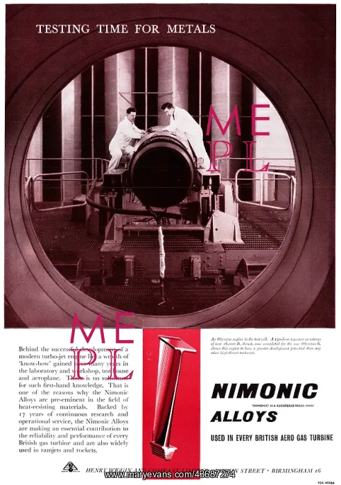 : Henry Wiggin Nimonic Alloys : Henry Wiggin Nimonic Alloys