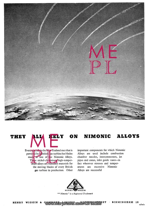 : Henry Wiggin Nimonic Alloys : Henry Wiggin Nimonic Alloys