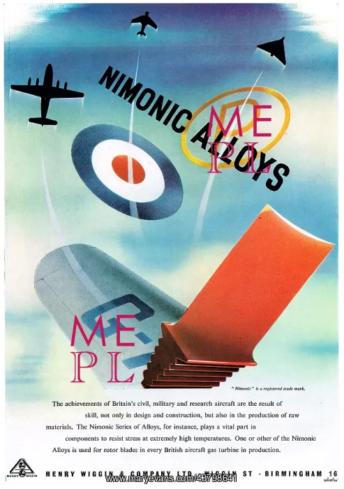 : Henry Wiggin Nimonic Alloys : Henry Wiggin Nimonic Alloys