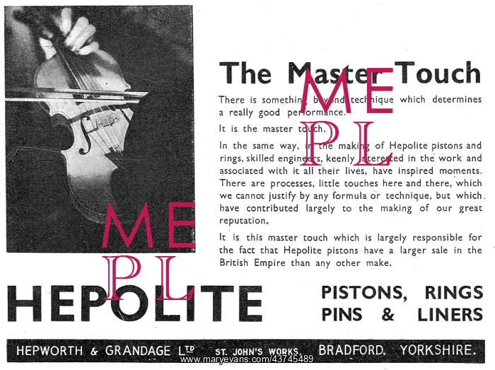 : Hepolite Piston Rings : Hepolite Piston Rings